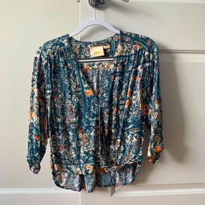Anthropologie Maeve V neck blouse!